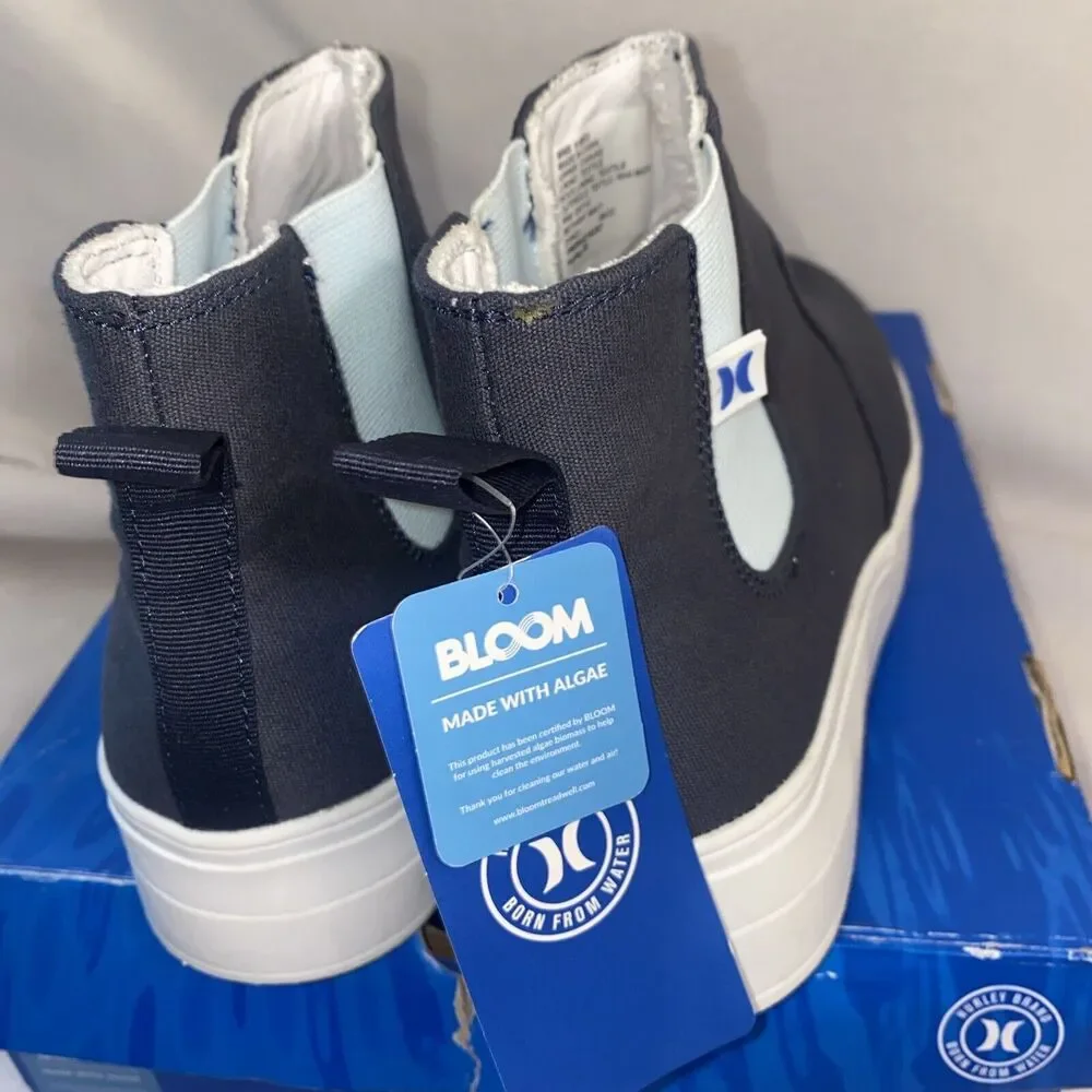 new Hurley boot Beca Chelsea Women Bethany Shoe 9 MED 120713 Navy Platform